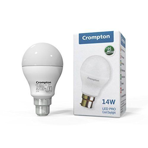 Plastic Round Shaped White Crompton Greaves 14 W Led Bulb, 240 V  Color Temperature: 2700-3000 Kelvin (K)