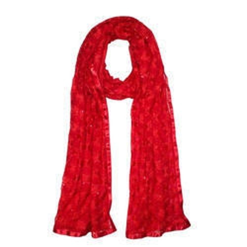 महिलाओं के लिए त्वचा के अनुकूल धोने योग्य और आरामदायक नेट दुपट्टा