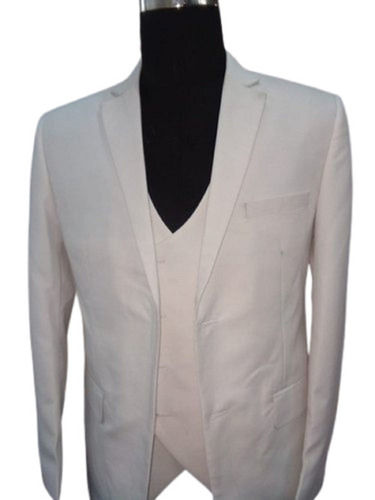 White Color Blazer For Men 