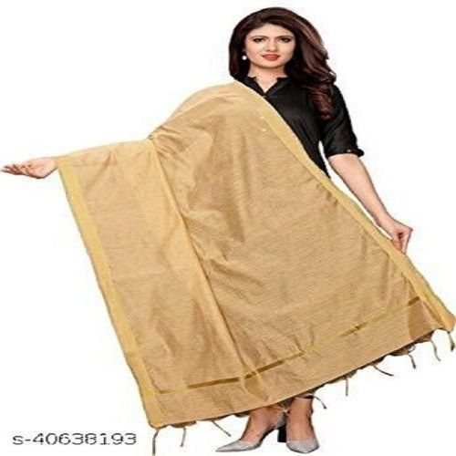 Womens Beautiful Light Weight Casual And Comfortable Chanderi Dupatta