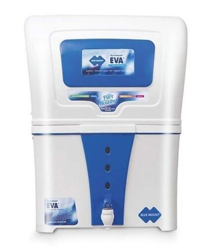 Plastic 100% Clean And Secure Wall Mount Blue Mount Eva Star Water Purifier