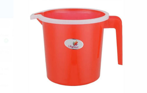 8X6.5X5.5 Inch 1.5 Liter Varnish Plain Red Pvc Mug For Household Cavity Quantity: Single Pieces