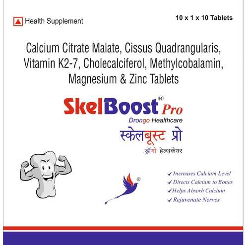 Calcium Cltrate Malate, Methylcobalamin, Magnesium And Zinc Tablets, 10 X1 X10 Tablets