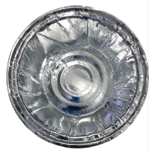 Climate Friendly Safe And Hygienic Plan Silver Round Paper Disposable Bowls