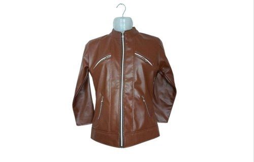 Mens Brown Leather Brown Jacket