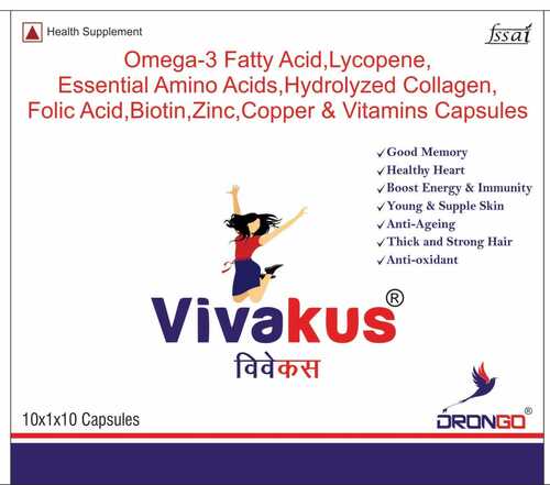 Omega-3 Fatty Acid Vitamins Capsules