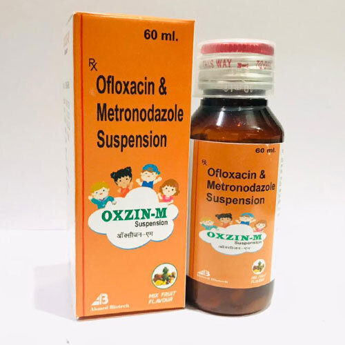 Oxzin-M Ofloxacin And Metronidazole Pediatric Oral Suspension, 60 Ml Application: Industrial