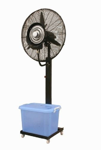 Black Portable Energy Efficient Industrial Mist Fan, 220 Volt