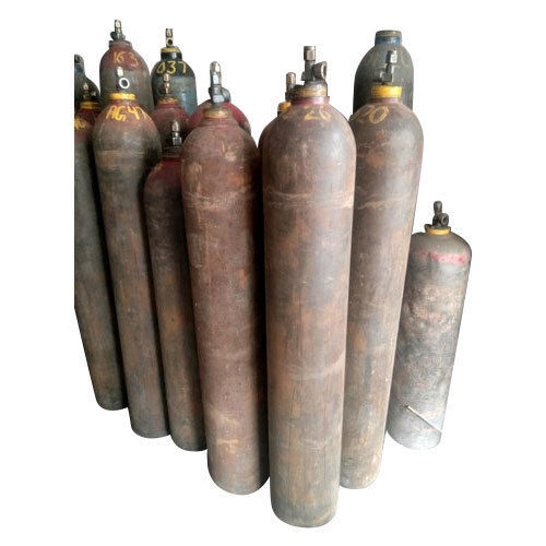 Capacity 1 To 40 Liter Mild Steel Body 229 Mm Outside Diameter Oxygen Cylinder