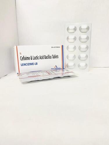 LENCIZIME-LB Cefixime And Lactic Acid Bacillus Antibiotic Tablets, 10x10 Alu Alu Pack