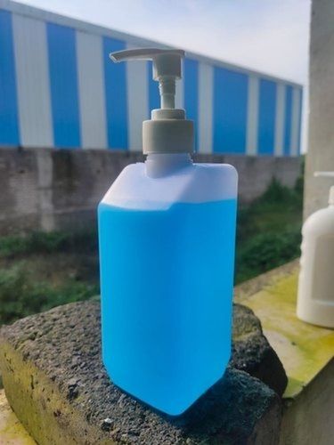 Lightweight Highly Durable Long Lasting Solid Strong Square HDPE Bottle, 500ml