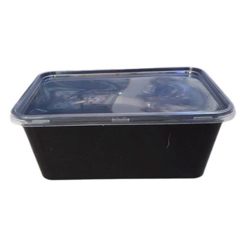 Lightweight Rectangular Heat Resistant Polypropylene Plastic Food Containers Capacity: 1-2 Kg Kg/Day