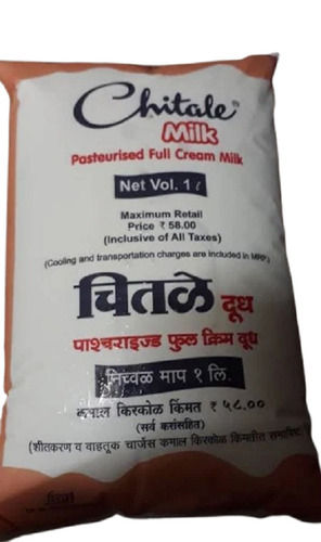 Pack Of 1 Liter High In Protein 25 % Fat Content White Full Cream Cow Milk