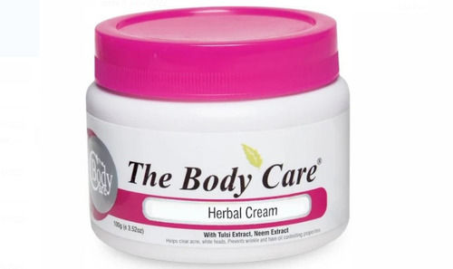 100 Gram Smooth Texture Body Care Tulsi And Neem Extract Herbal Cream  Recommended For: All