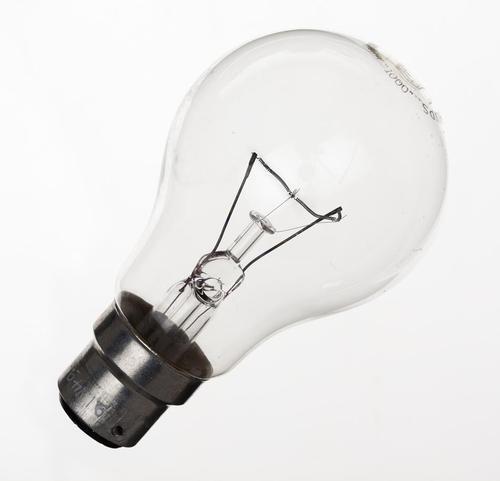 100 Watt Wire Filament Heated Unidirectional Glow Electric Light Bulb Body Material: Aluminum