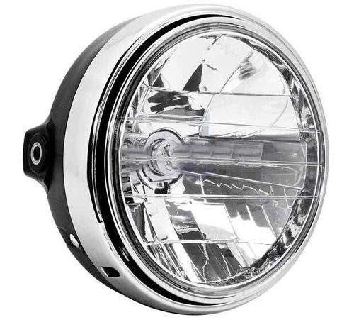 12 Watt Glass And Aluminum Body Round Bike Head Light For Honda Cd