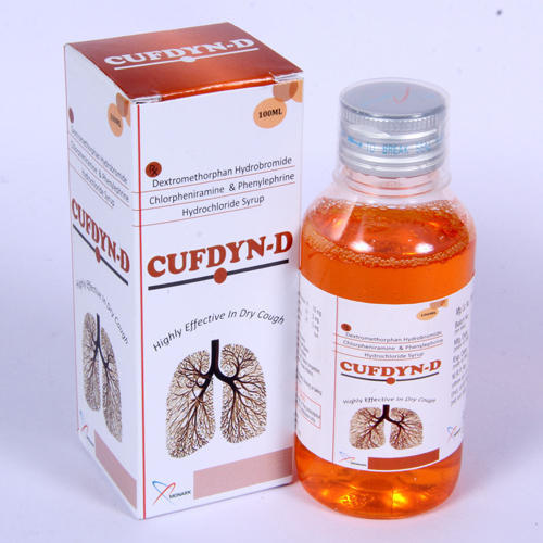 Dextromethorphann Chlorpheniramine & Phenylephrine Hydrochloride Cufdyn-D Syrup