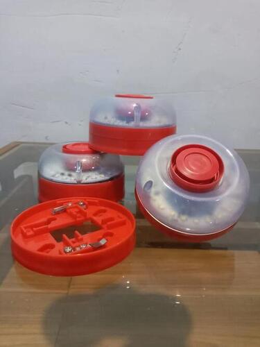 Durable Round Shape Plastic Fire Alarm Hooter For Industrial, Office