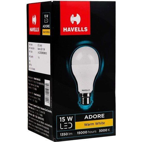 Adore Warm White Havells Led Bulb 15w 