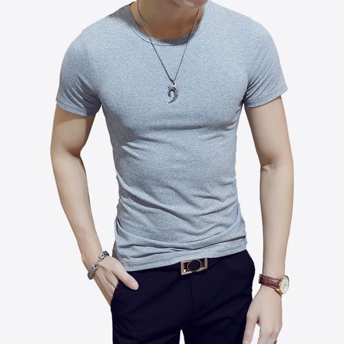 Men Soft Stylish Breathable Round Neck And Half Sleeves T-Shirts