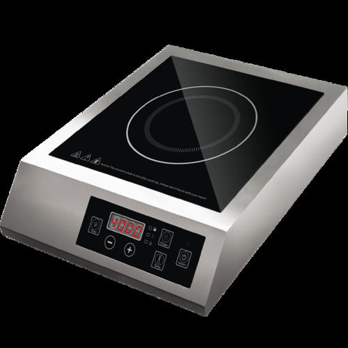 QUBA Stainless Steel Commercial Induction Cook Top, Touch, 8 Kg Approx