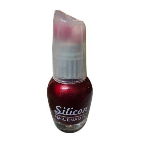 Smooth Red Color Long Lasting Chip Resistant Silicon Enamel Nail Polish, 15 Ml Application: Door