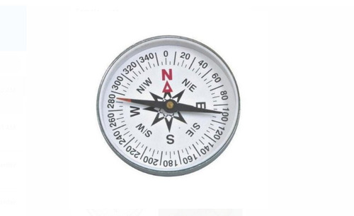 2.5 इंच 5 ग्राम गोल एल्यूमीनियम बॉडी और पारदर्शी ग्लास चुंबकीय कम्पास आवेदन: औद्योगिक