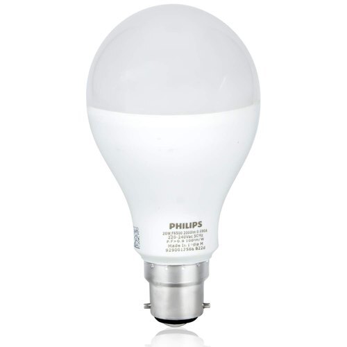 एनर्जी एफिशिएंट कूल डेलाइट लॉन्ग लाइफ और सिरेमिक ब्राइट व्हाइट फिलिप्स एलईडी बल्ब बॉडी मटीरियल: एल्युमिनियम