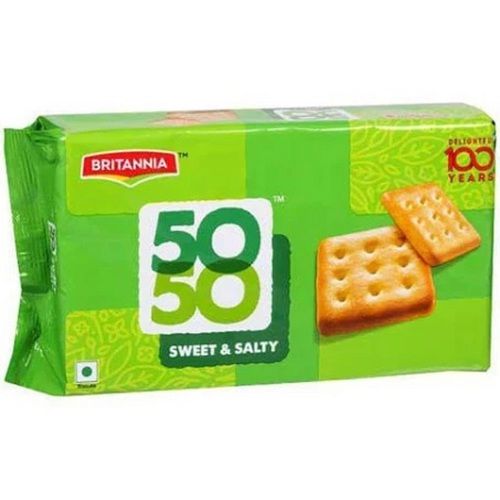 Hygienic Prepared Sweet And Salty Crunchy Square Biscuits (150 Grams)