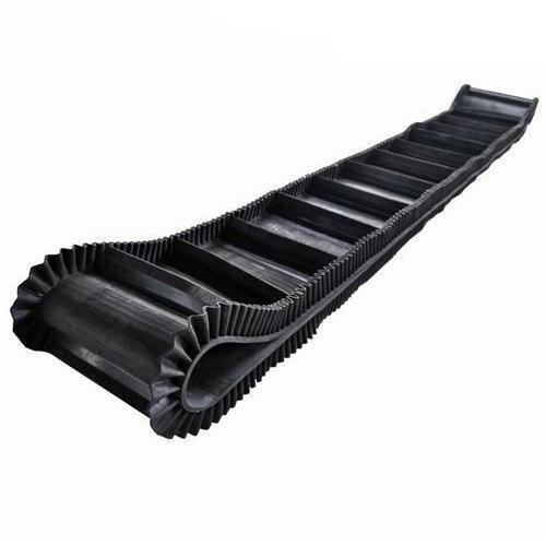 Industrial Black Rubber Sidewall Conveyor Belt