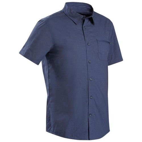 Mens Regular Fit Short Sleeve Spread Collar Plain Soft Cotton Shirt  Age Group: Adult