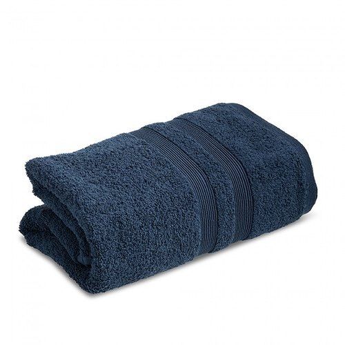 Eco Friendly Water Absorbent Rectangular Plain Dyed Cotton Bath Towel