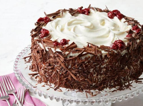 Sweet And Mouth Watering Round Delicious Chocolate Ice Cream Cake