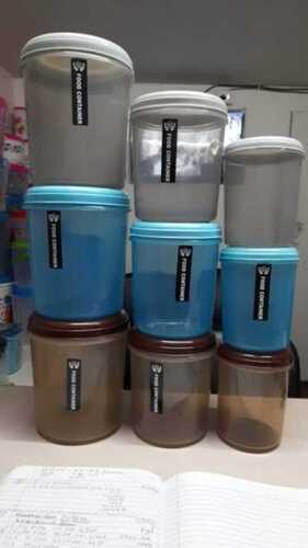 Transparent Color Plastic Container For Storage, Capacity: 500 To 1800 Ml