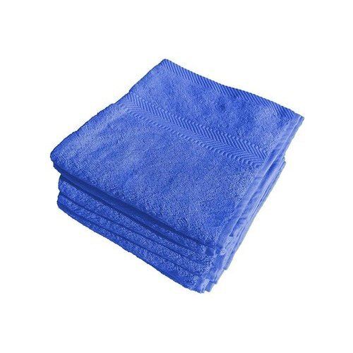 Water Absorbent Non Woven Rectangular Plain Dyed Cotton Hand Terry Towel