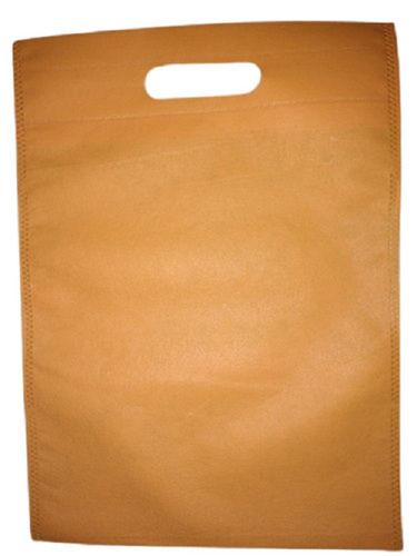 12 X 16 Inches Eco Friendly And Biodegradable Plain Non Woven D Cut Bags With Patch Handle