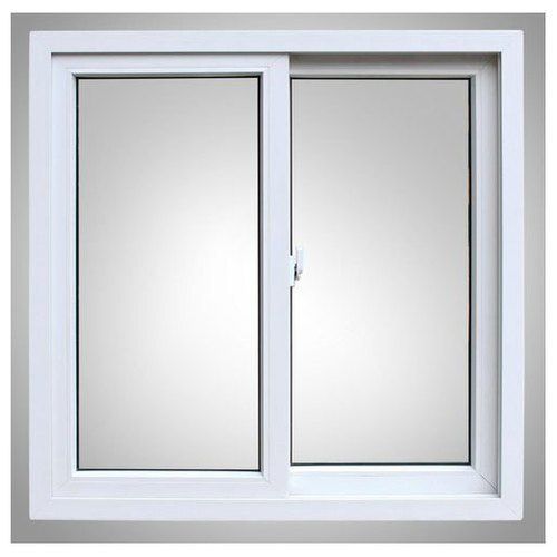 4 X 4 Feet White Residential Upvc Sliding Window Height: 5 Foot (Ft)