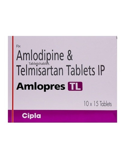 Amlodipine And Telmisartan Tablets - 10x15 Size, Promotes Blood Supply for Aged Individuals | Recommended Dosage as Per Doctor Guidelines, Cool and Dry Storage
