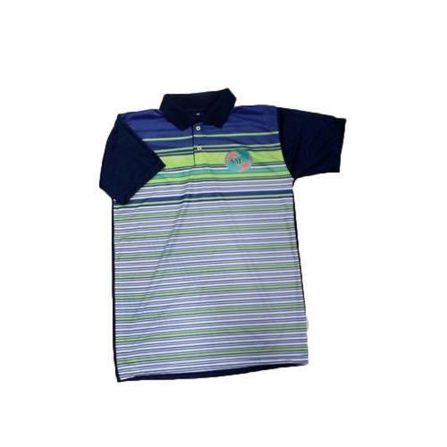 Half Sleeves Printed Polo T Shirt