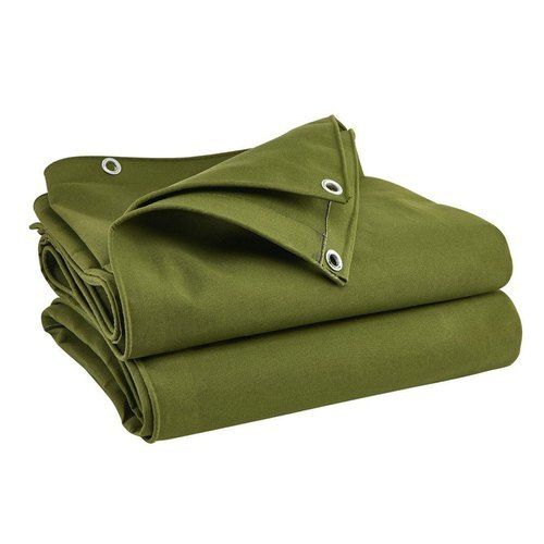 Green High Tensile Strength And Puncture Resistance Light Weight Tarpaulins Sheet