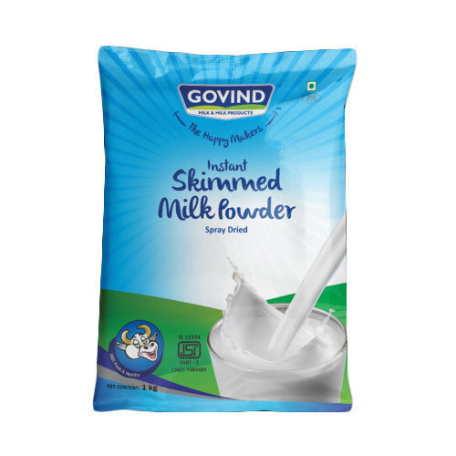 Hygienically Packed Healthy Genuine Taste Raw Processed Govind Skimmed Milk Powder, 1kg