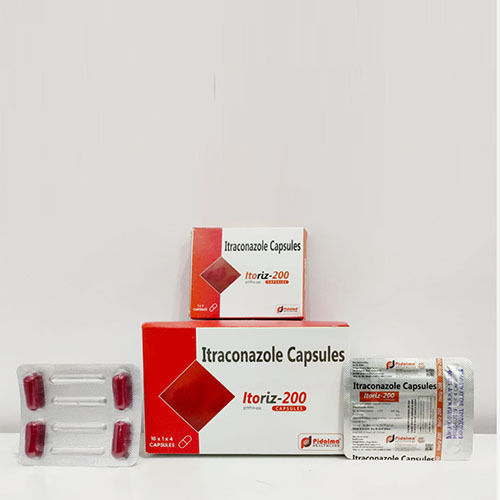 ITORIZ-200 Itraconazole Antifungal Capsules, 10x1x4 Blister Pack