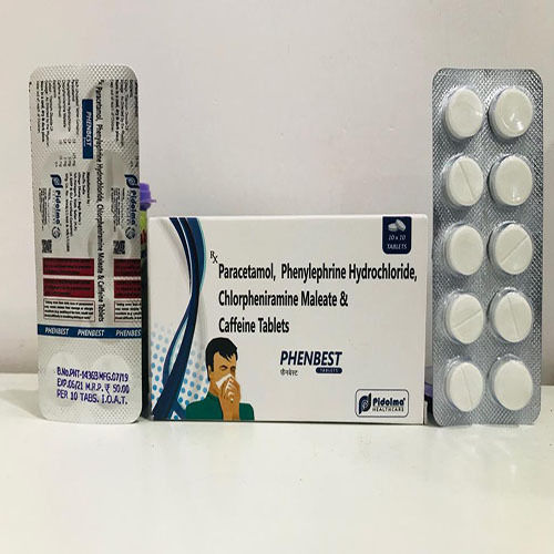 PHENBEST Paracetamol, Phenylephrine And Chlorpheniramine Maleate And Caffeine Tablet
