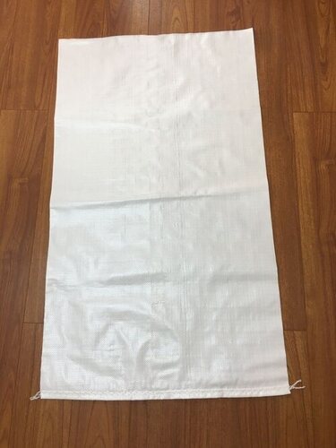 Plain White 50 KG Capacity Polypropylene (PP) Woven Sacks For Industrial Packaging