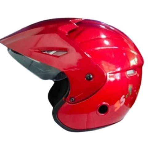 Multicolor Red Color Half Face Helmet