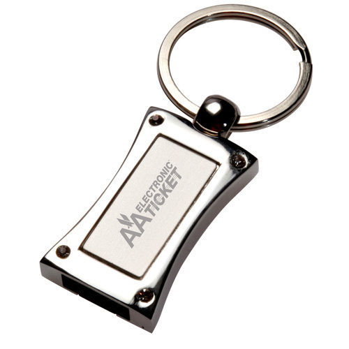 Black Stainless Steel Key Chain For Hanging Key, Without Locking Options