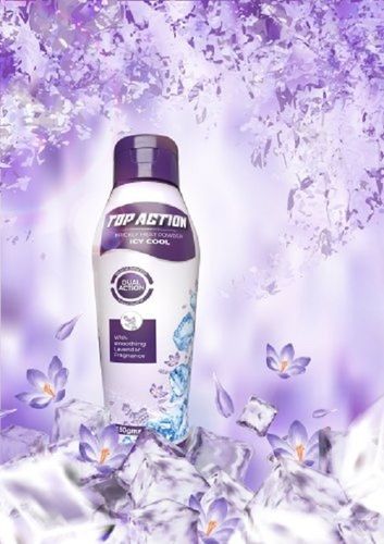 Top Action Purple Prickly Heat Talcum Powder, For Personal, Packaging Size: 150 Gms