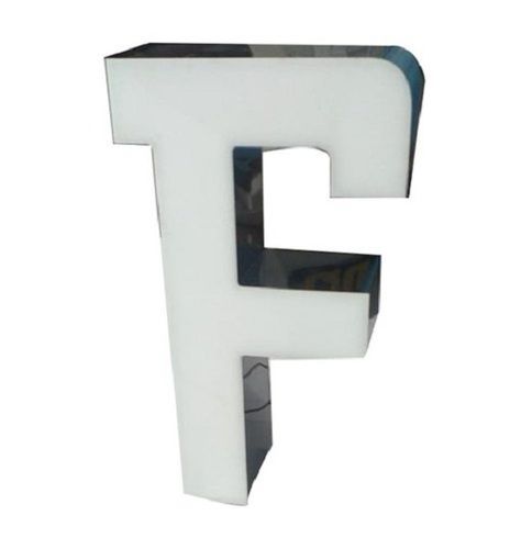 White Acrylic Channelium Led Letter, For Advertising