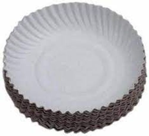 Disposable White Paper Plates