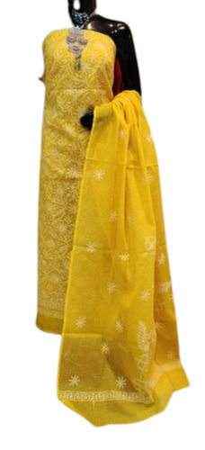 Yellow color Kota noori with dupatta